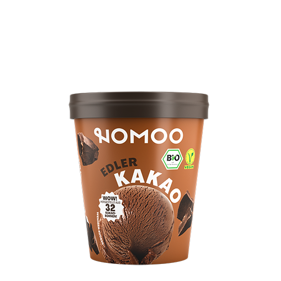 NOMOO- Kakaoeis 465ml Eisbecher geschlossen