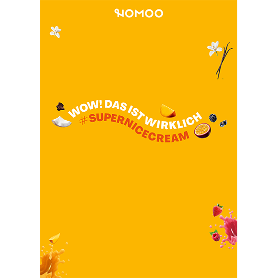 Individuelles Eis-Plakat