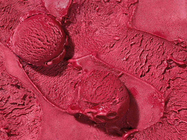 Waldbeereis Struktur/Textur